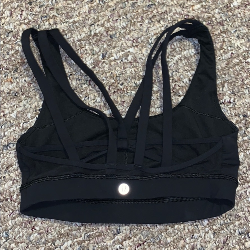 Size 2 Lululemon Sports Bra In Black.